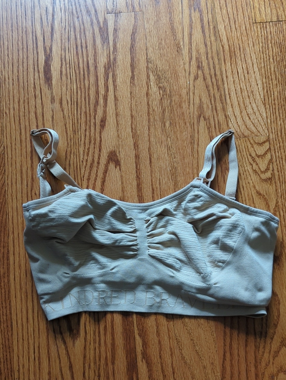 Kindred Bravely Light Beige/Nude Nursing And Pumping Bralette